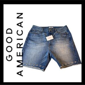 Good American Denim Jean Shorts Size 14/32